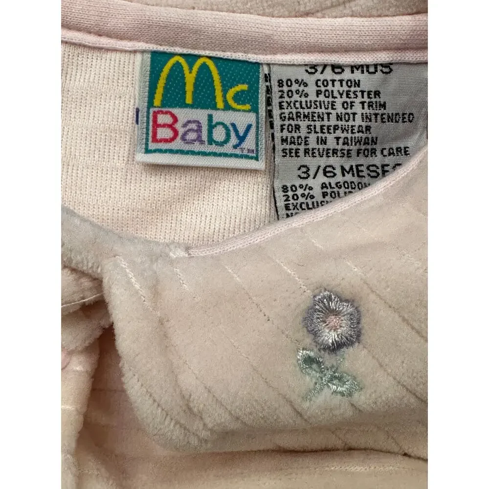 McBaby Plush Soft Romper